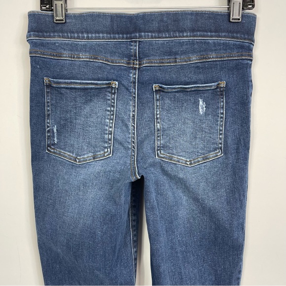 SPANX DISTRESSED SKINNY JEANS Pull on Jeggings Distressed Released Hem 20203R M - Picture 9 of 15